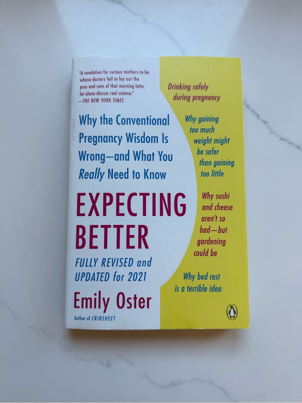 Expecting Better Book by Emily Oster